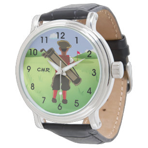 Montre Golf personnalisé amusant sur le terrain de golf