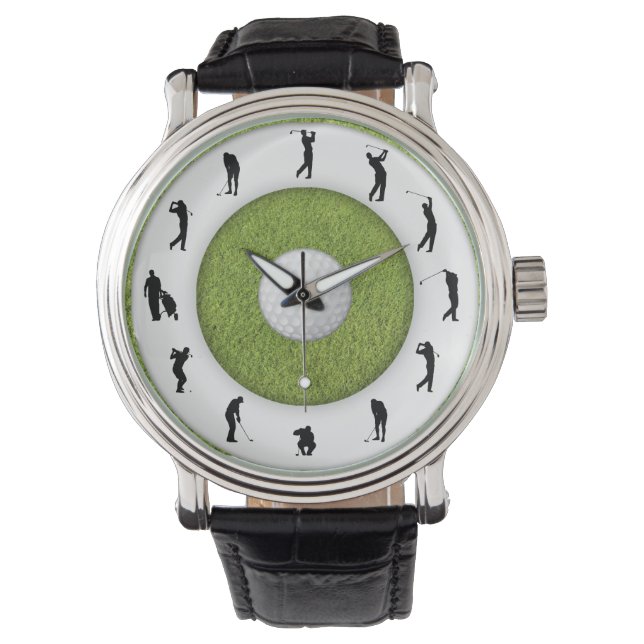 Montre Golf Player Grass Design Watch (devant)