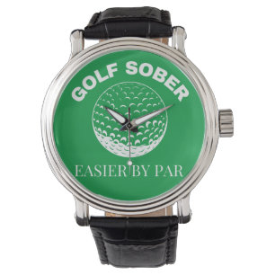 Montre Golf Sobre Plus Facile Par Citation Drôle de Golf