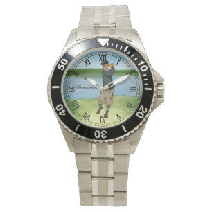 Montre Golf vintage personnalisé de golfeur de regard