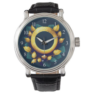 Montre Golfers Green et Gold Wreath