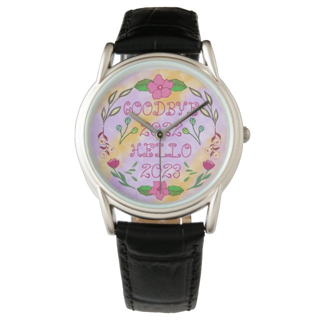 MONTRE GOODBYE 20XX HELLO 20XX (devant)