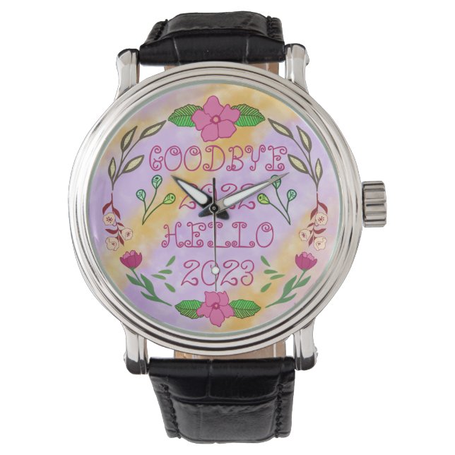 MONTRE GOODBYE 20XX HELLO 20XX (devant)