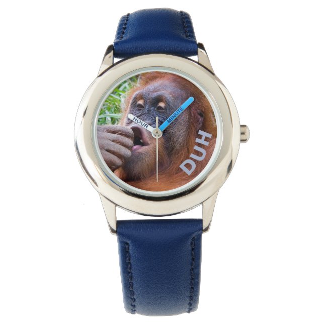 Montre Goofy Expression Orangutan Watch (devant)