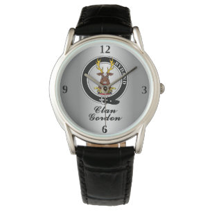 Montre Gordon Clan Badge personnalisé