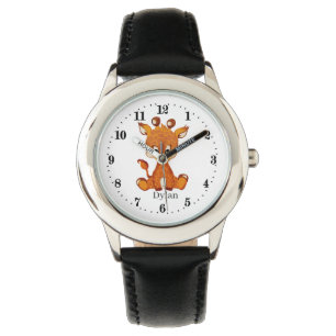 Montre gosses Jungle girafe ajouter le nom