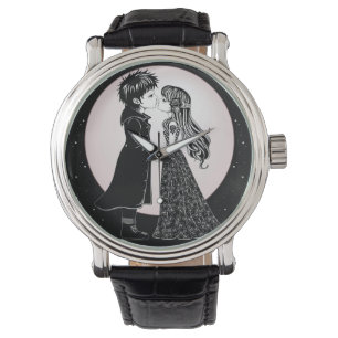 Montre Gothique Emo Enfants Kiss Valentine's Day