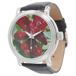 Montre Gouttes de pluie sur pensée