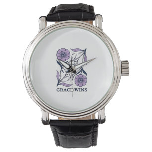 Montre Grace Wins Floral Christian Vintage Engraving Tee_