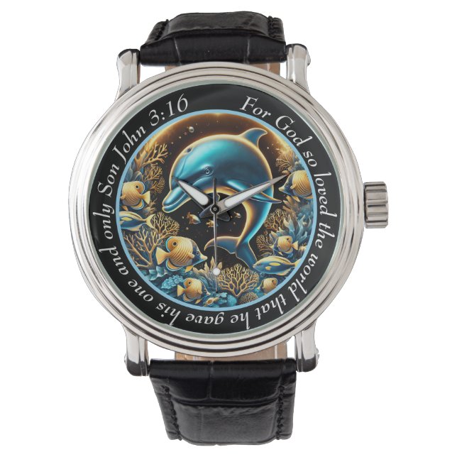 Montre Graceful Dolphin Timepiece Ocean Faith (devant)