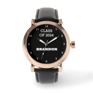 Montre Graduate Boys Black Graduation School College