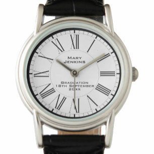 Montre Graduation avec nom et date