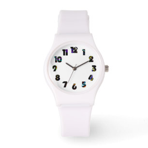 Montre Graffiti 10 Numéro Écran superposé