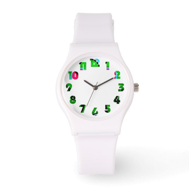 Montre Graffiti 12 Numéro Wacna superposition (Recto)