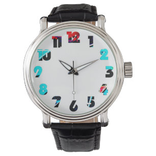 Montre Graffiti 14 Numéro Wacna superposition