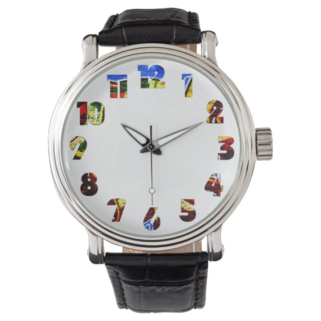 Montre Graffiti 17 Numéro Revêtement waa (devant)