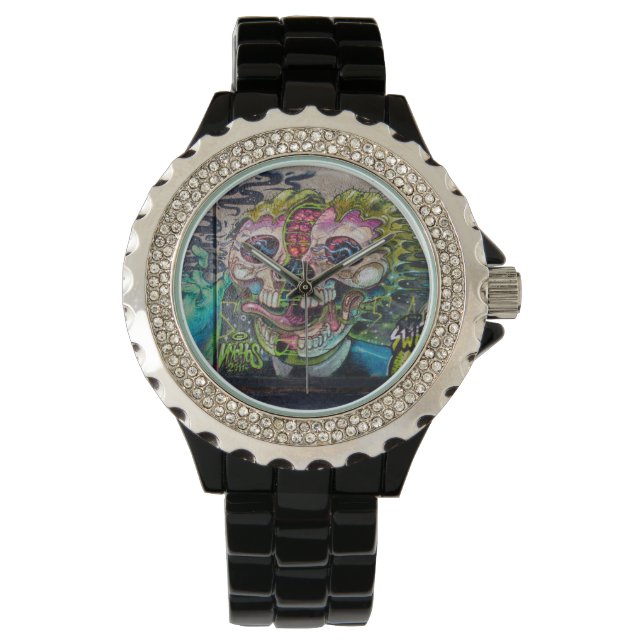 Montre Graffiti Crazy Type Horror Skull (devant)