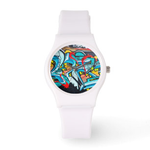 Montre Graffiti de métro urbain
