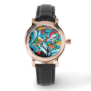 Montre Graffiti de métro urbain
