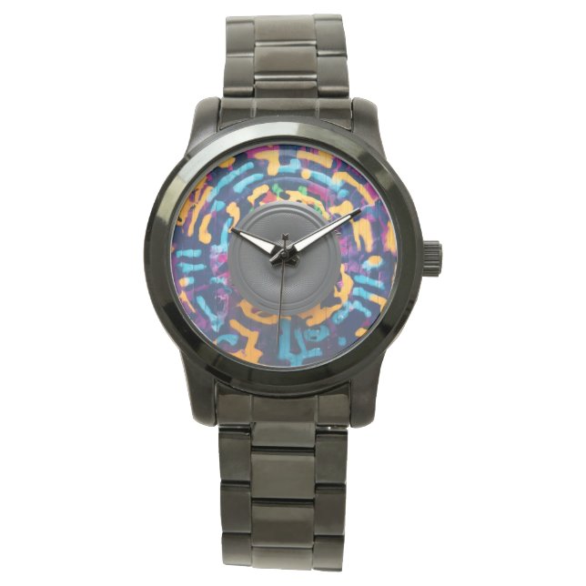 Montre Graffiti et face de haut-parleur (devant)