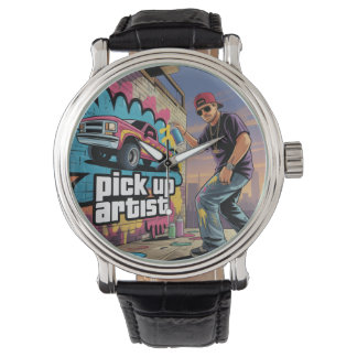 Montre Graffiti urbain et artiste de collecte