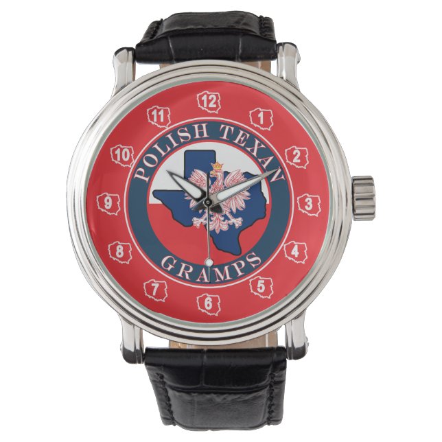 Montre Grampes texanes polonaises rondes (devant)