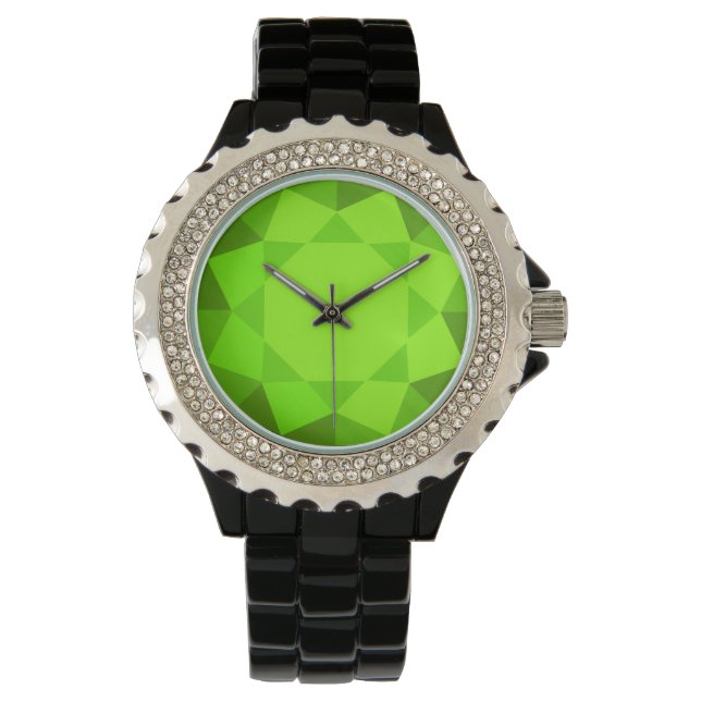 Montre Grand bijou pardot faux vert (devant)