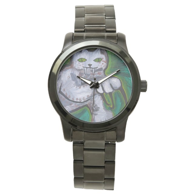 MONTRE GRAND CHATS REGARDE PAR PAULA REILLY. (devant)