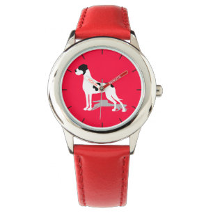 Montre Grand Danois noir panaché blanc