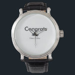 Montre grand garçon ajouter nom félicitations date année<br><div class="desc">conception</div>
