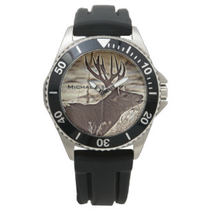 Montre Grand mâle de Whitetail de support