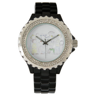 Montre grand-mère et grand-père