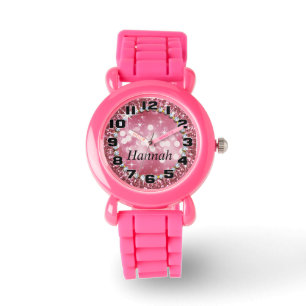 Montre Grand Nombre Glitz Glam Bling Parties scintillant 