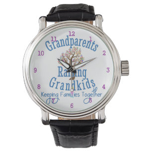 Montre Grand-parents élevant petits-enfants