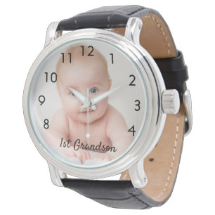 Montre Grand-père de la photo bébé