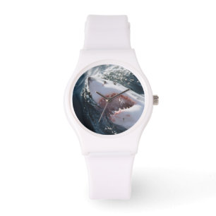 Montre Grand requin blanc en mer