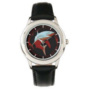 Montre Grande illustration de requin blanc