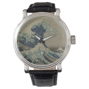 Montre Grande vague de Kanagawa Art Vintage japonais