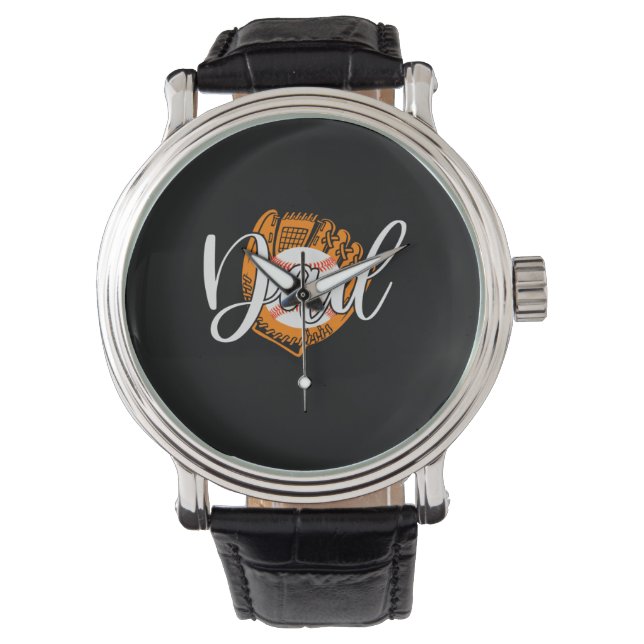 Montre Grandfather Quotes | Baseball Dad (devant)