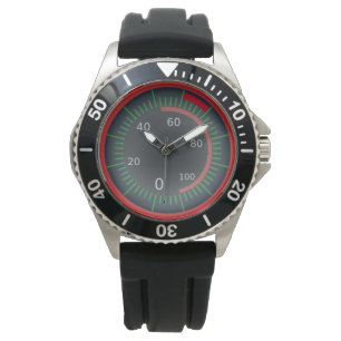 Montre Graphique classique d'odomètre