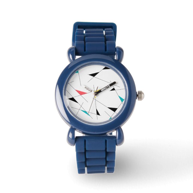 Montre Graphique géométrique moderne, tendance, simple et (Recto)