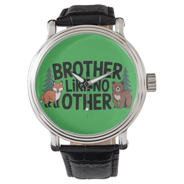 Montre Graphisme de Fraternité : Illustration de Renard e (devant)