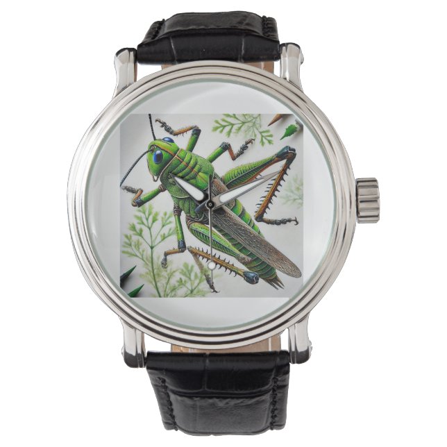 Montre Grasshopper in natural environment 251024IREF222 - (devant)