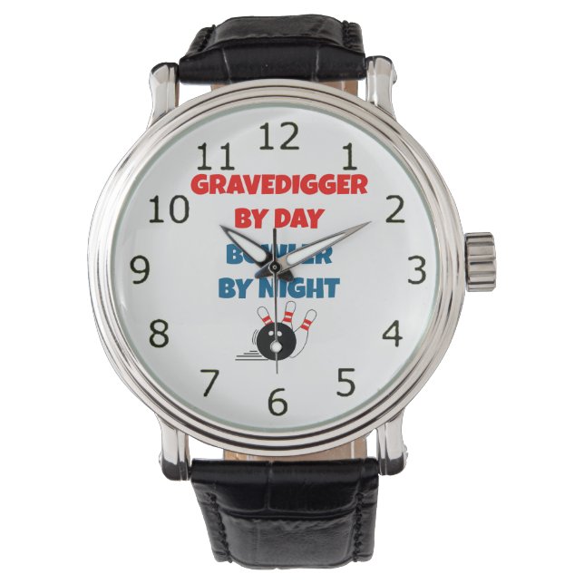 Montre Gravedigler par Day Bowler par Night (devant)