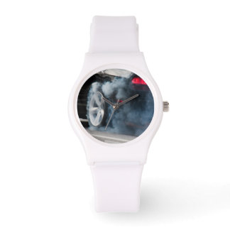 Montre Gravure de voiture noire