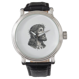 Montre Gravure Vintage Couronne d'Épines Dessin de Portra