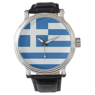 Montre Grec Watch - Le drapeau de la Grèce