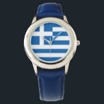Montre Grèce Drapeau grec Patriotique<br><div class="desc">Drapeau de la Grèce produits pour les patriotes grecs.</div>