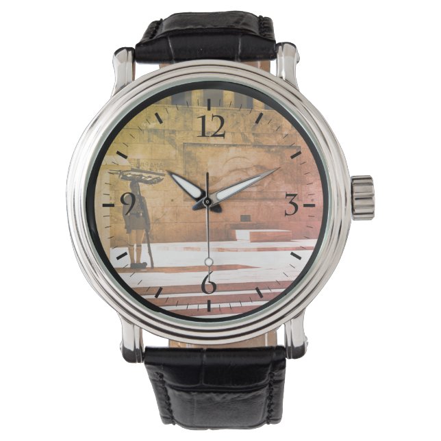 Montre Grèce vintage Tombe d'Athènes du soldat inconnu (devant)