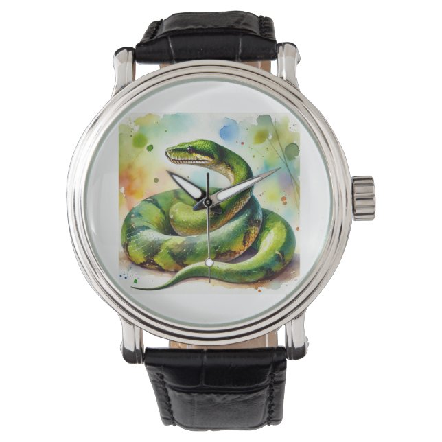 Montre Green Anaconda 111024AREF143 - Watercolor (devant)